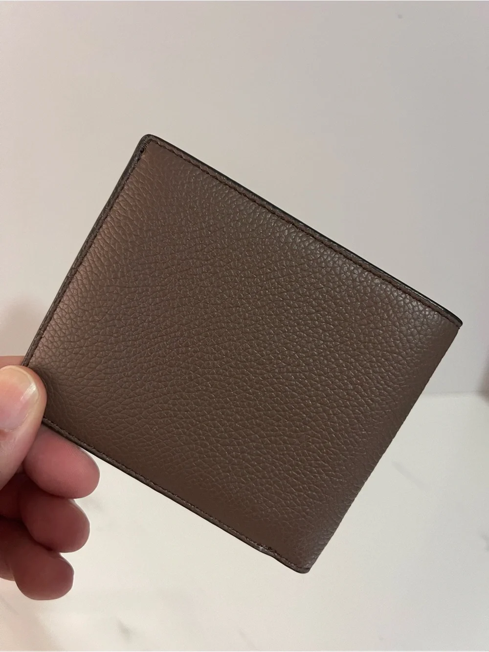 Michael Kors Brown Pebbled Leather Bi-Fold Wallet